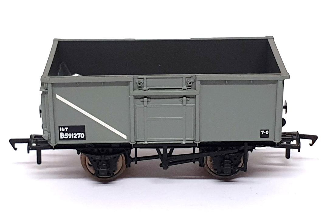 Bachmann OO 1/76 Scale 37-225D - 16T Steel Mineral Wagon BR Grey