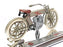 Maisto 1/18 Scale 39705 - 1909 Harley Davidson Twin 5D V-Twin - Grey