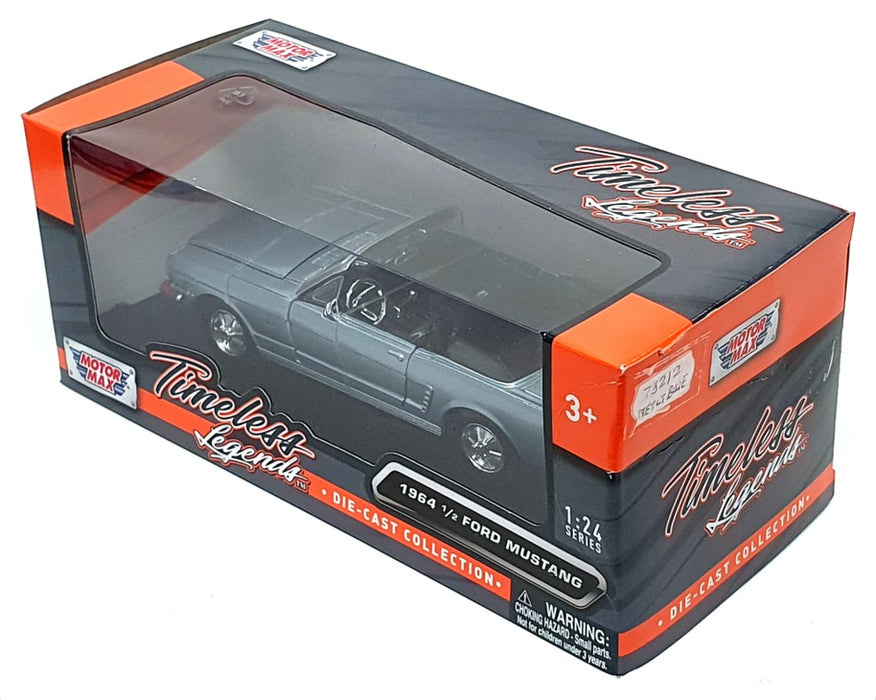 Motor Max 1/24 Scale Diecast 73212 - 1964 ½ Ford Mustang - Met Lt Blue