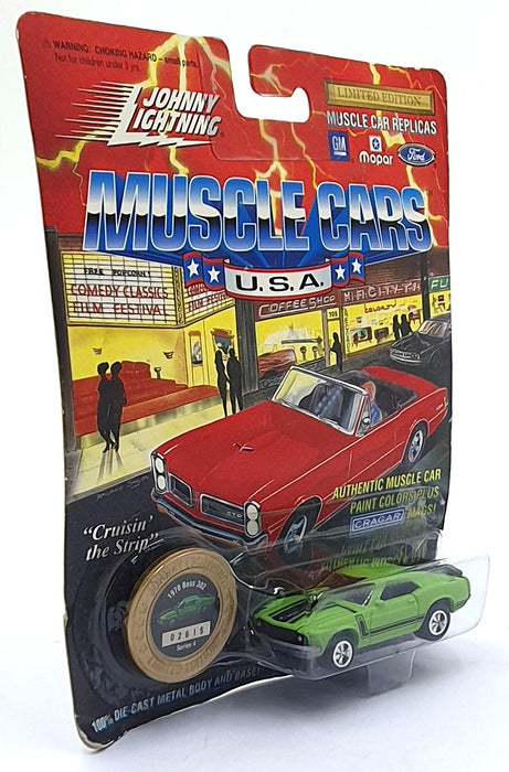 Johnny Lightning 1/64 Scale 200-140 - Muscle Cars 1970 Mustang Boss 302 B. Green