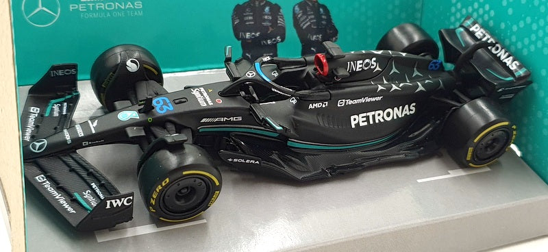 Burago 1/43 Scale 18-38080 - F1 Mercedes W14 E Performance 2023 #63 G.Russell