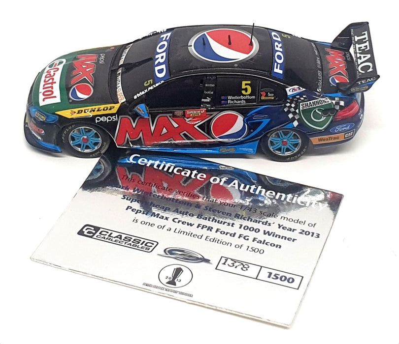 Classic Carlectables 1/43 Scale 205-18 - Ford FG #5 Bathurst 1000 Winner 2013