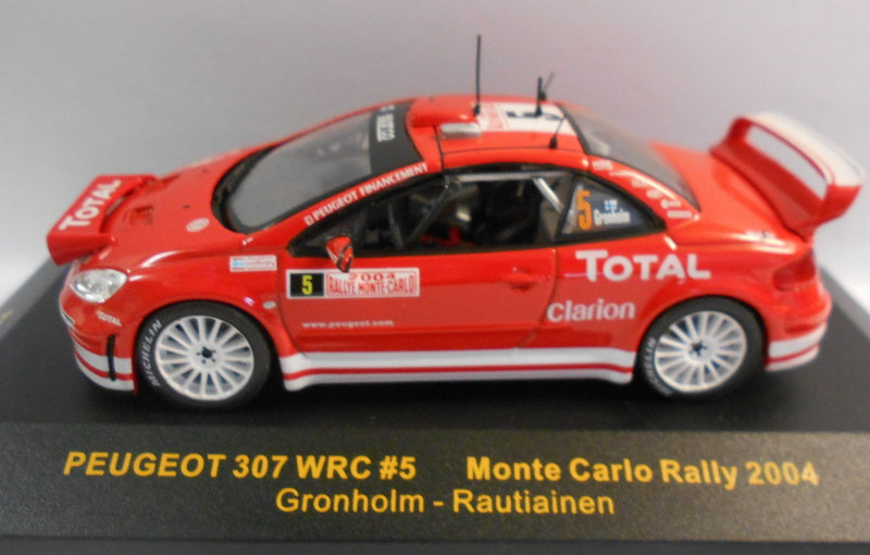 Ixo 1/43 Scale RAM141 PEUGEOT 307 WRC #5 MONTE CARLO 2004