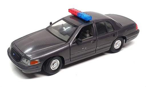 Classic Metal Works 1/24 Scale 2624D - Ford Crown Victoria Police Car - Grey