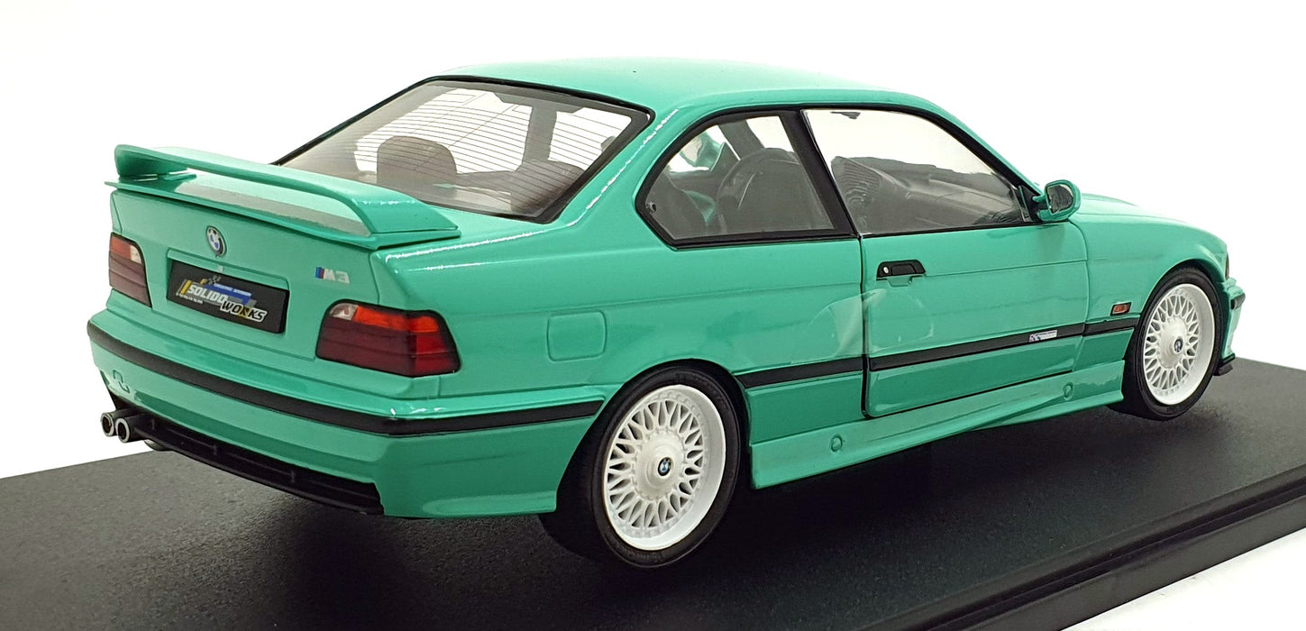Solido 1/18 Scale Diecast S1813916 - 1991 BMW E36 Coupe M3 - Mint Green