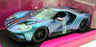Jada 1/24 Scale Diecast 35192 - 2017 Ford GT - Teal/Pink
