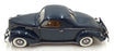 Precision 100 1/18 Scale Diecast 32890M - 1937 Lincoln Zephyr - Dark Blue