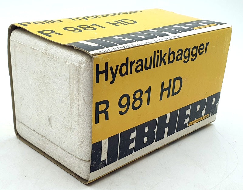 CEF 1/50 Scale Diecast CEF981 - Liebherr 981 HD Excavator - Yellow