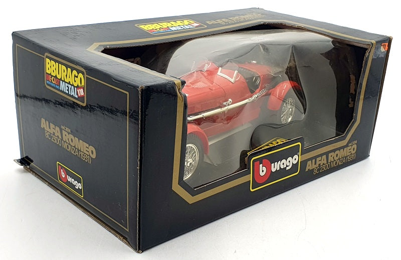 Burago 1/18 Scale Diecast 3014 - Alfa Romeo 8C 2300 Monza 1931 Red