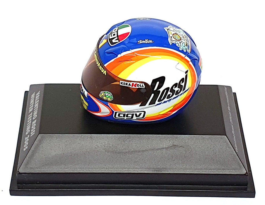 Minichamps 1/8 Scale 397 050099 - AGV Helmet Winter Testing 2005 Valentino Rossi
