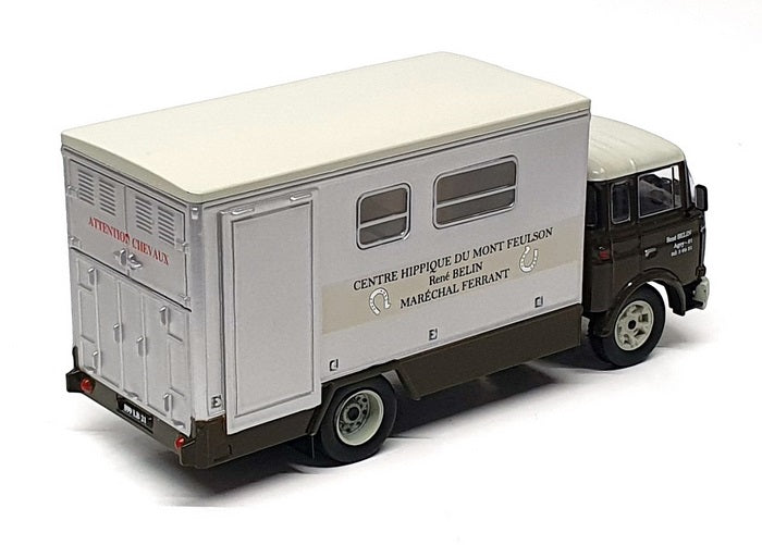 Ixo 1/43 Scale 30425GS Berliet GBK Truck Feulson Equestrian Centre Green/Silver