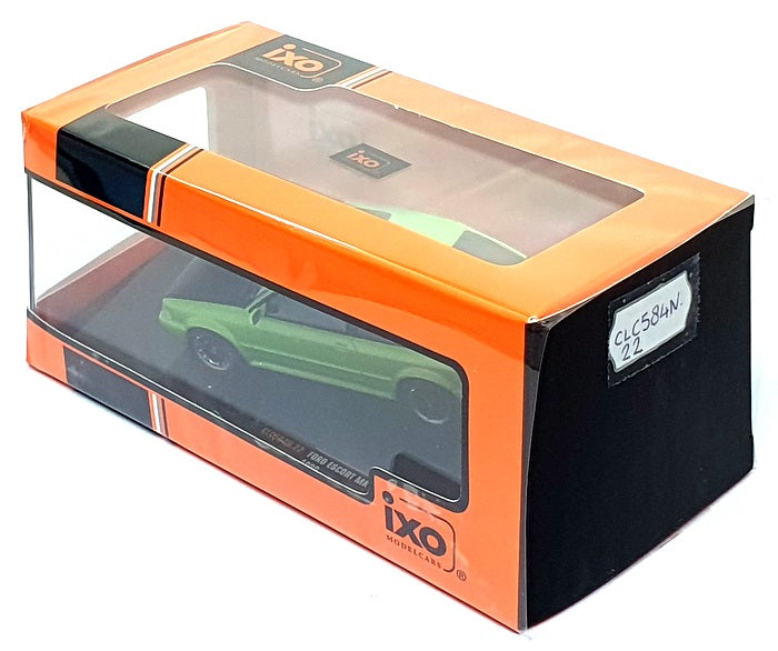 Ixo 1/43 Scale CLC584N.22 - 1990 Ford Escort MK IV XR3i - Met. Green/Black