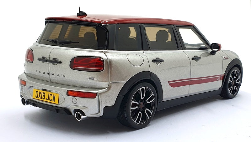 Otto 1/18 Scale Model Car OT1106 - Mini Clubman (F54) JCW - Silver/Red