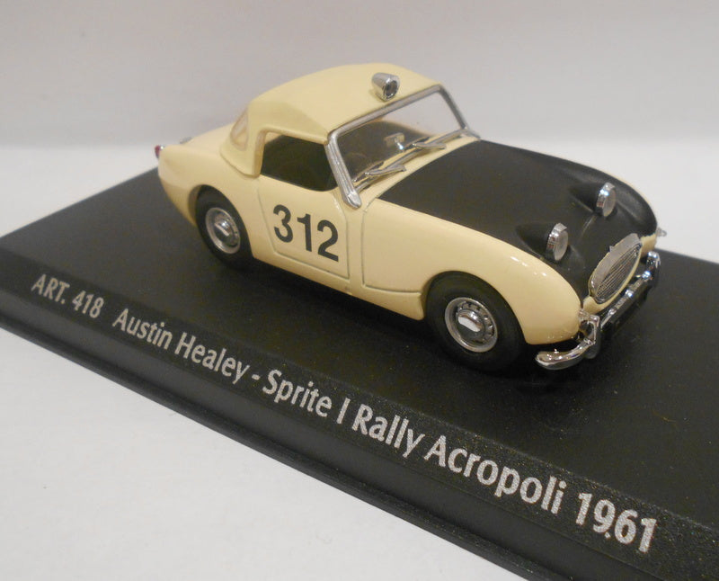 Corgi Detail 1/43 Scale - ART.418 AUSTIN HEALEY-SPRITE I RALLY ACROPOLI 1961