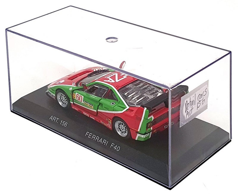 Detail Cars 1/43 Scale ART156 - Ferrari F40 Racing 1995 #60 Red/Green Detail Cars 1/43 Scale ART156 - Ferrari F40 Racing 1995 #60 Red/Green