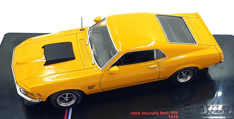 Ixo 1/43 Scale U43RDC002 - 1970 Ford Mustang Boss 429 - Yellow