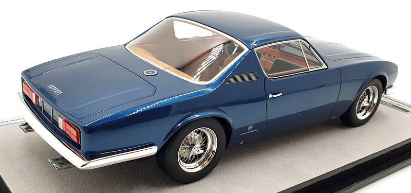Tecnomodel 1/18 Scale TM18-130B - 1967 Ferrari 330 GTC Coupe Blue Abu Dhabi