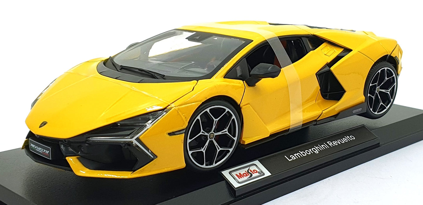 Maisto 1/18 Scale Diecast 46629 - Lamborghini Revuelto - Yellow
