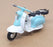 Xonex 1/12 Scale 52211 - Lambretta Scooter Pedal Vehicle - Lt. Blue/White