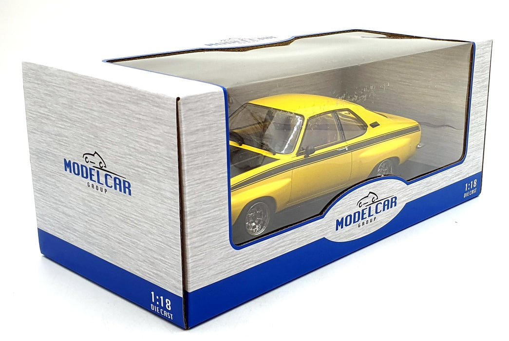 MCG 1/18 Scale Diecast MCG18426 - Opel Manta A - Yellow