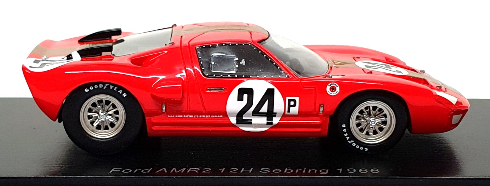 Spark 1/43 Scale S2772 - Ford AMR2 #24 14H Sebring 1966 Hill/Stewart