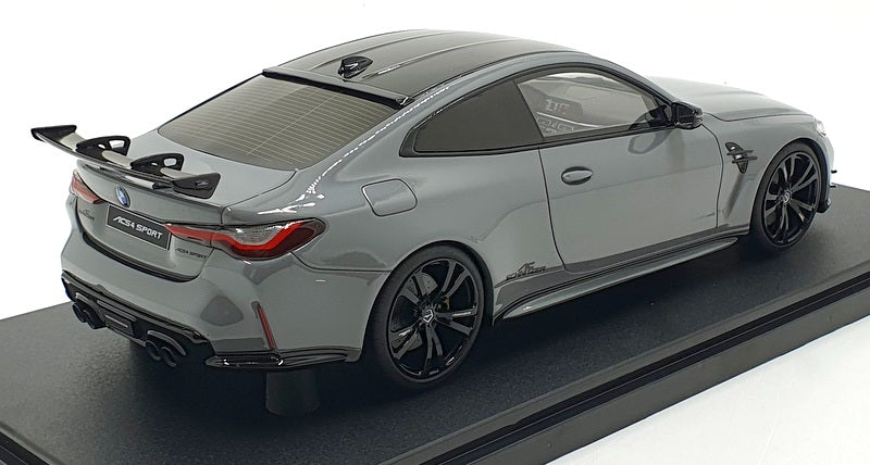 GT Spirit 1/18 Scale Resin GT376 - 2022 BMW M4 AC Schnitzer - Grey