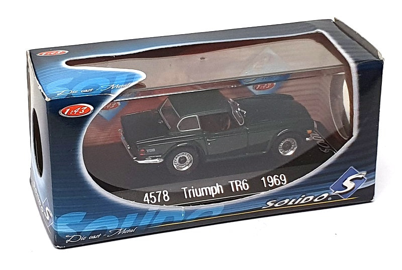 Solido 1/43 Scale Diecast 4578 - 1969 Triumph TR6 - Green
