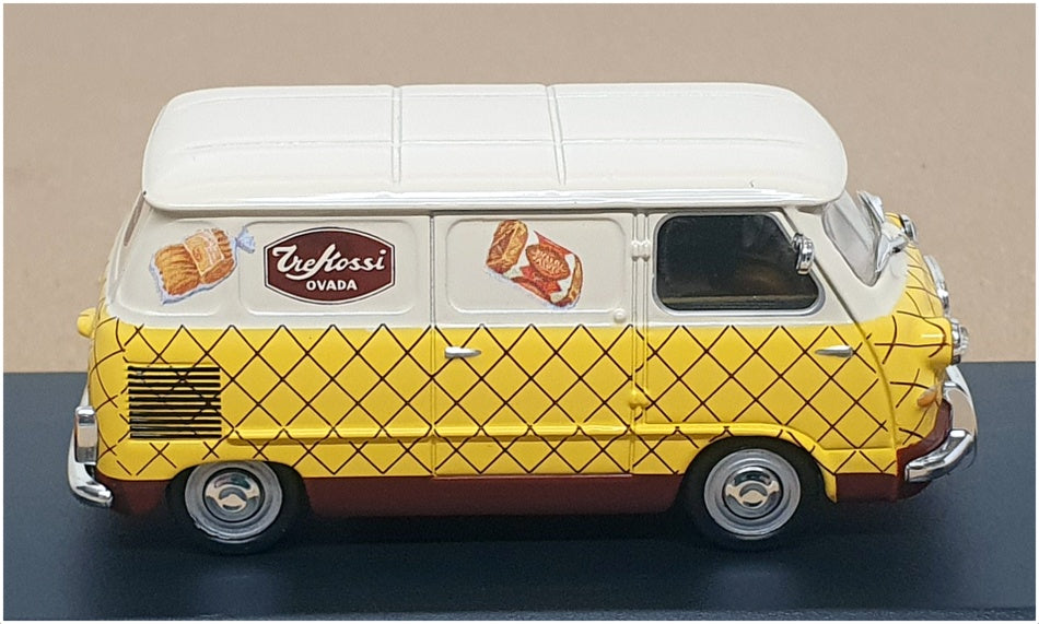 Altaya 1/43 Scale 20624N - 1957 Fiat 600 Van (Tre Rossi) Cream/Yellow