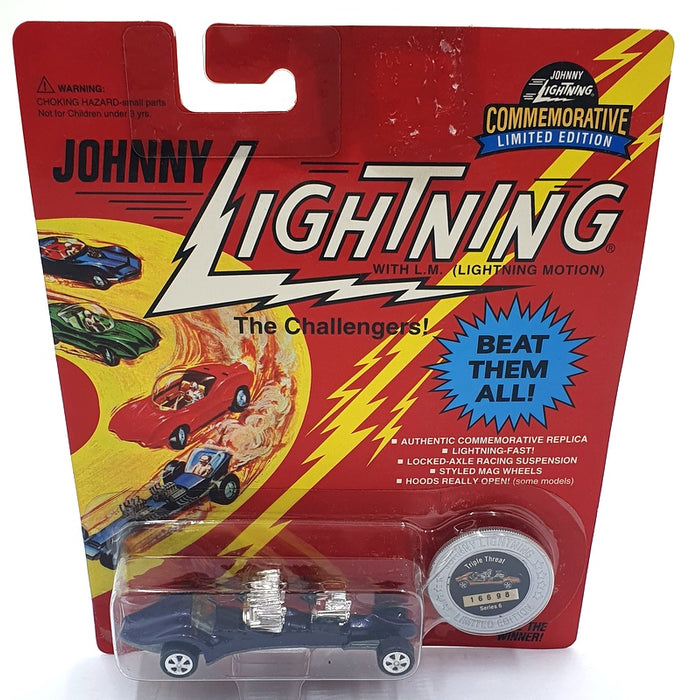 Johnny Lightning 1/64 Scale 100-162 - The Challengers Triple Threat Dark Purple