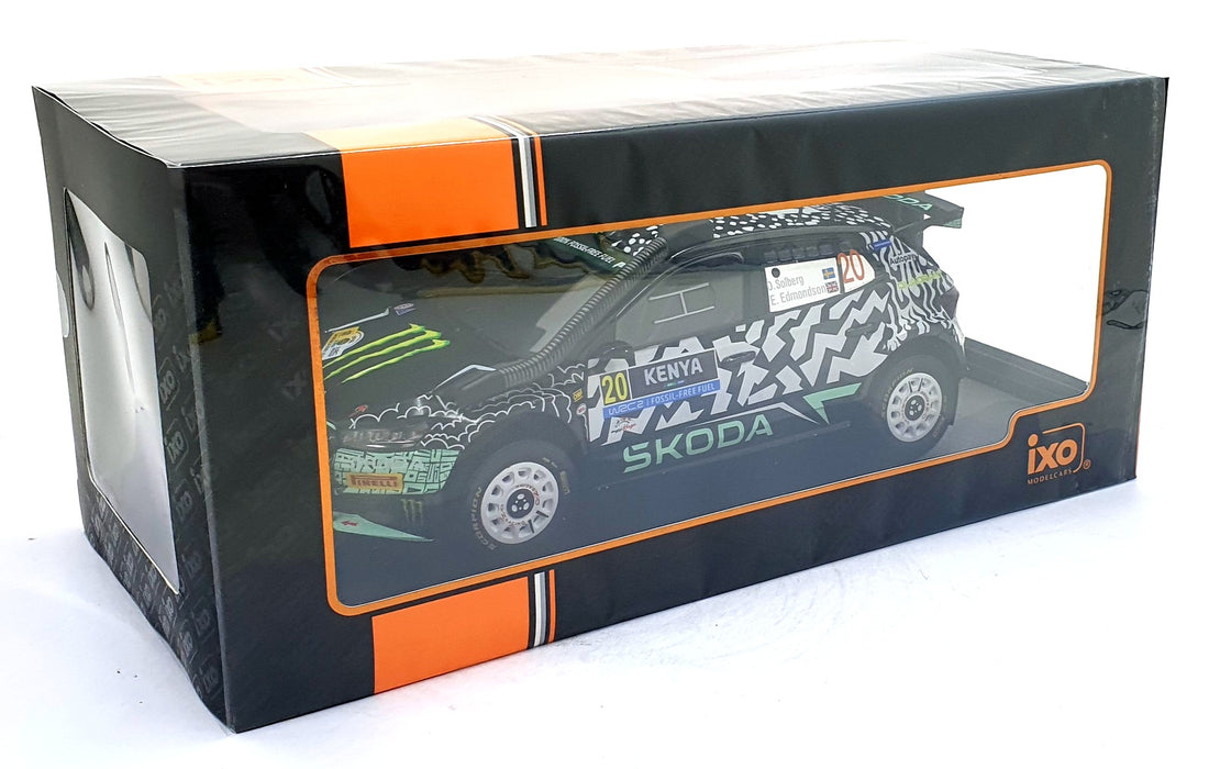 IXO 1/18 Scale Diecast 18RMC222.22 - Skoda Fabia Rally2 (2023) #20 Kenya 2024