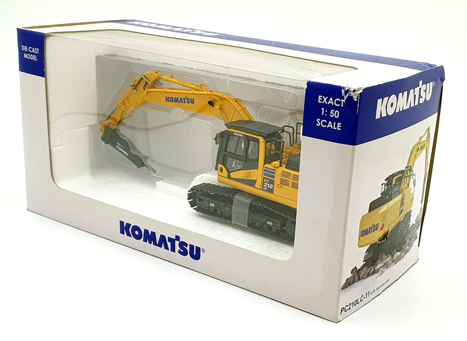 UH 1/50 Scale Diecast UH8140 - Komatsu PC210LC-11 With Hammer Drill