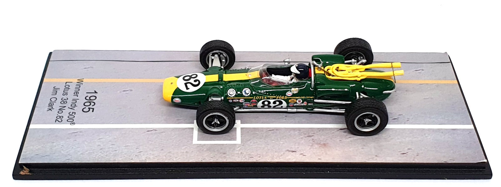 Spark 1/43 Scale 43IN65 - Lotus 38 #82 Winner Indy 500 1965 Jim Clark