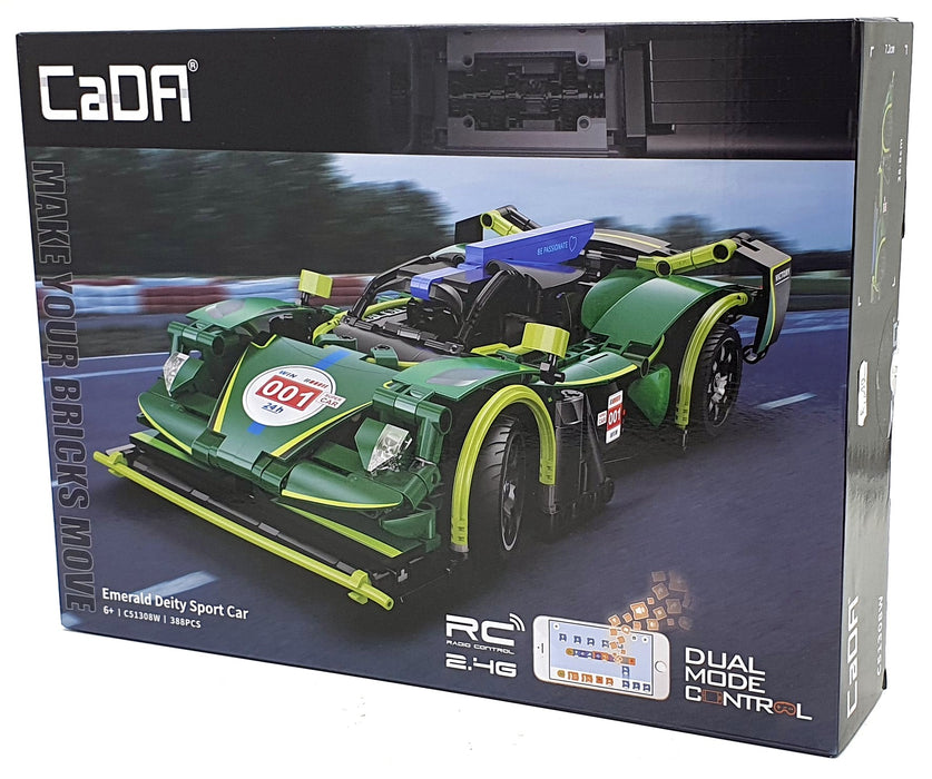 CADA  C51308W 1/10 Scale 388 pcs - Emerald Deity Sport Car Unbuilt RC 2.4G