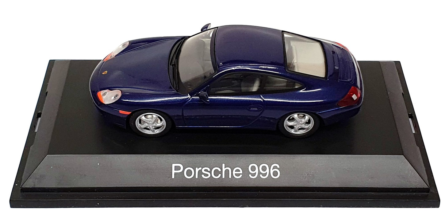 Schuco 1/43 Scale Diecast 04342 - Porsche 996 Carrera - Met. Blue