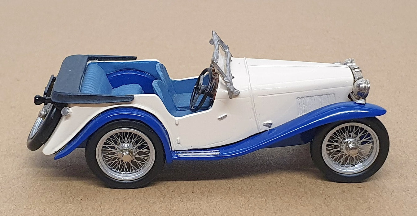 Abingdon Classics 1/43 Scale ACJ702 - MG P-Type 4 Seater - Ivory/Blue