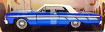 Motor Max 1/24 Scale 79021 - 1964 Chevrolet Impala - Met. Blue/Cream