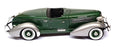 Ertl 1/18 Scale 25625X - 1935 Auburn Boattail Speedster - Green/Silver