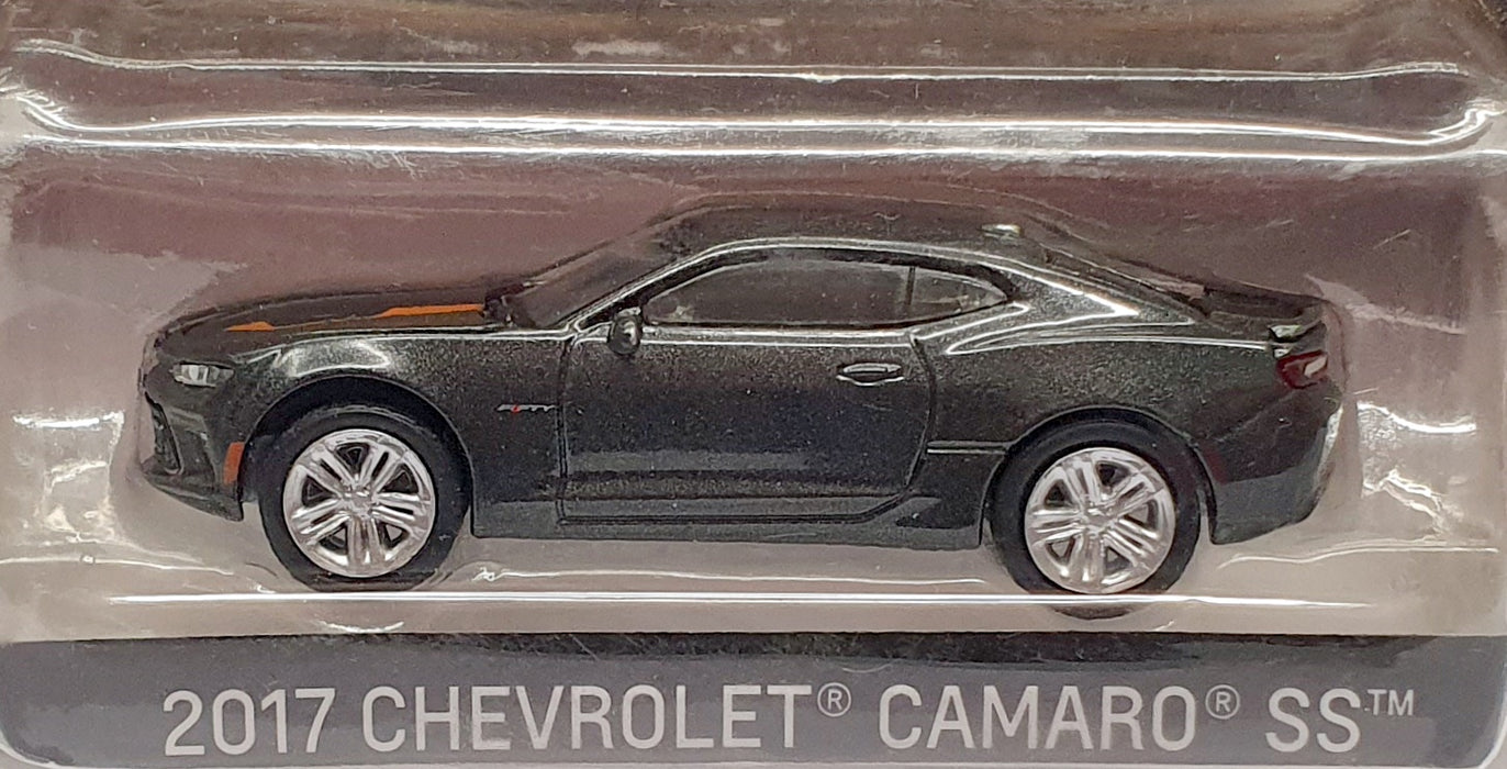 Greenlight 1/64 Scale 27850-C - 2017 Chevrolet Camaro SS - Met. Dk. Grey