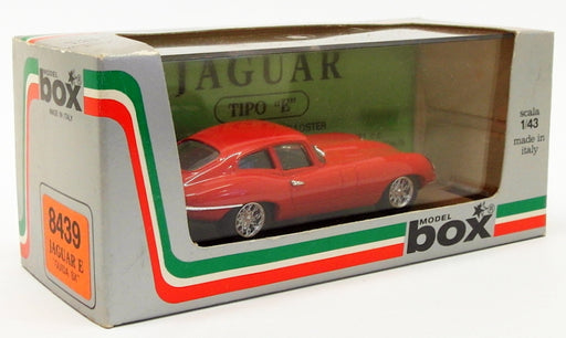 Box Model 1/43 Scale Diecast Model Car 8439 - Jaguar E-Type - Red