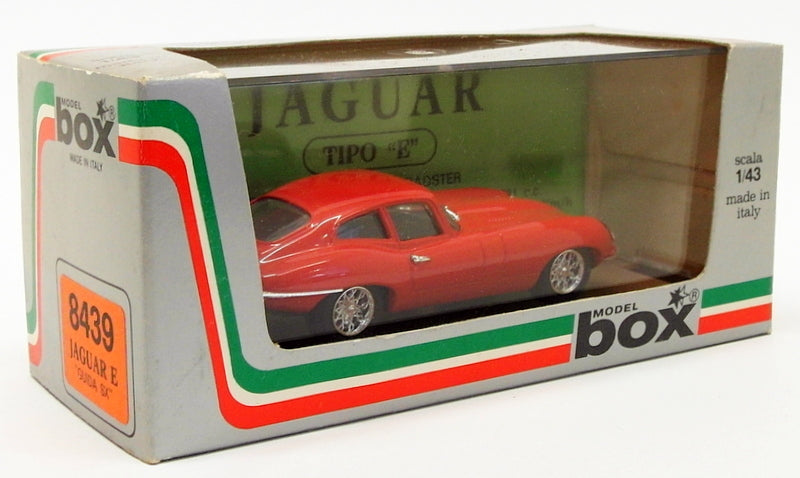 Box Model 1/43 Scale Diecast Model Car 8439 - Jaguar E-Type - Red