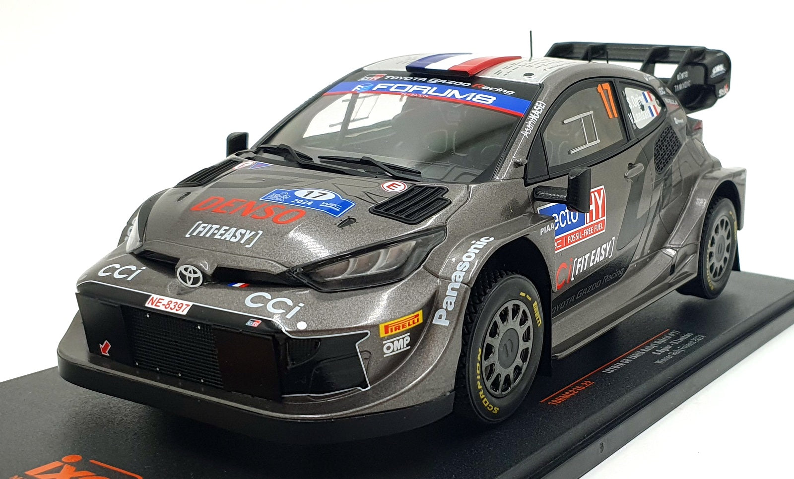 Ixo 1/18 Scale 18RMC216.22 - Toyota GR Yaris Rally1 Hybrid #17 Finland 2024