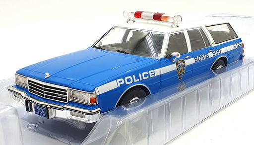 MCG 1/18 Scale Diecast MCG18477 1985 Chevrolet Caprice Estate Wagon Police Blue