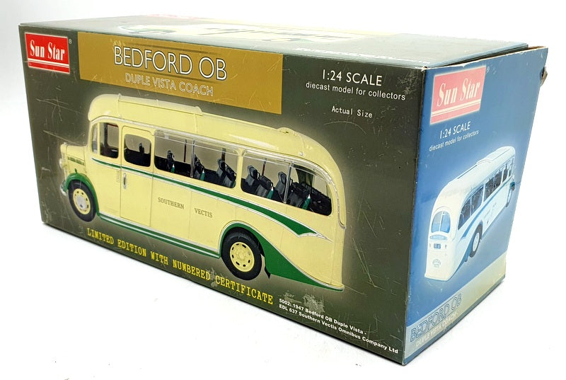 Sun Star 1/24 Scale 5002 - 1947 Bedford OB Duple Vista - Southern Vectis
