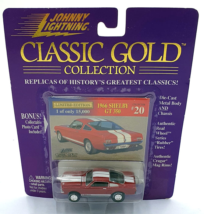 Johnny Lightning 1/64 Scale 403-01 Classic Gold 1966 Shelby GT 350 #20