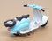 Xonex 1/12 Scale 52211 - Lambretta Scooter Pedal Vehicle - Lt. Blue/White