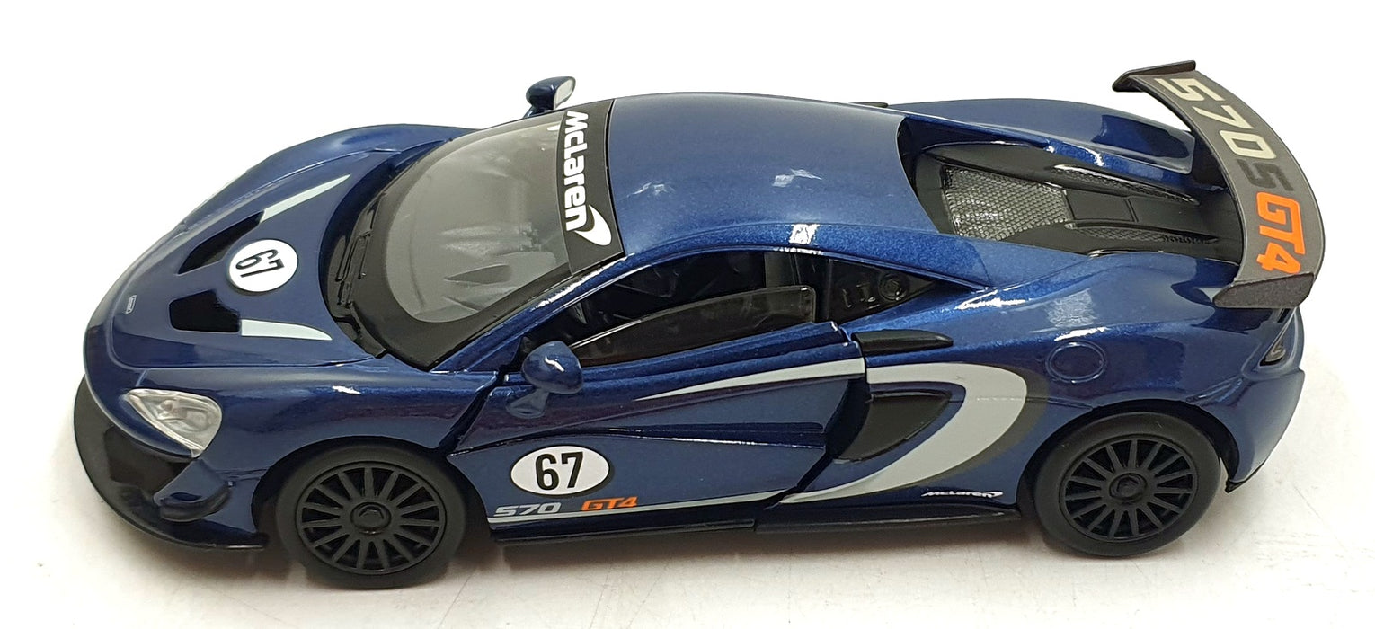 Tayumo 1/32 Pull Back & Go 32130013 - McLaren 570S GT4 LHD - Blue