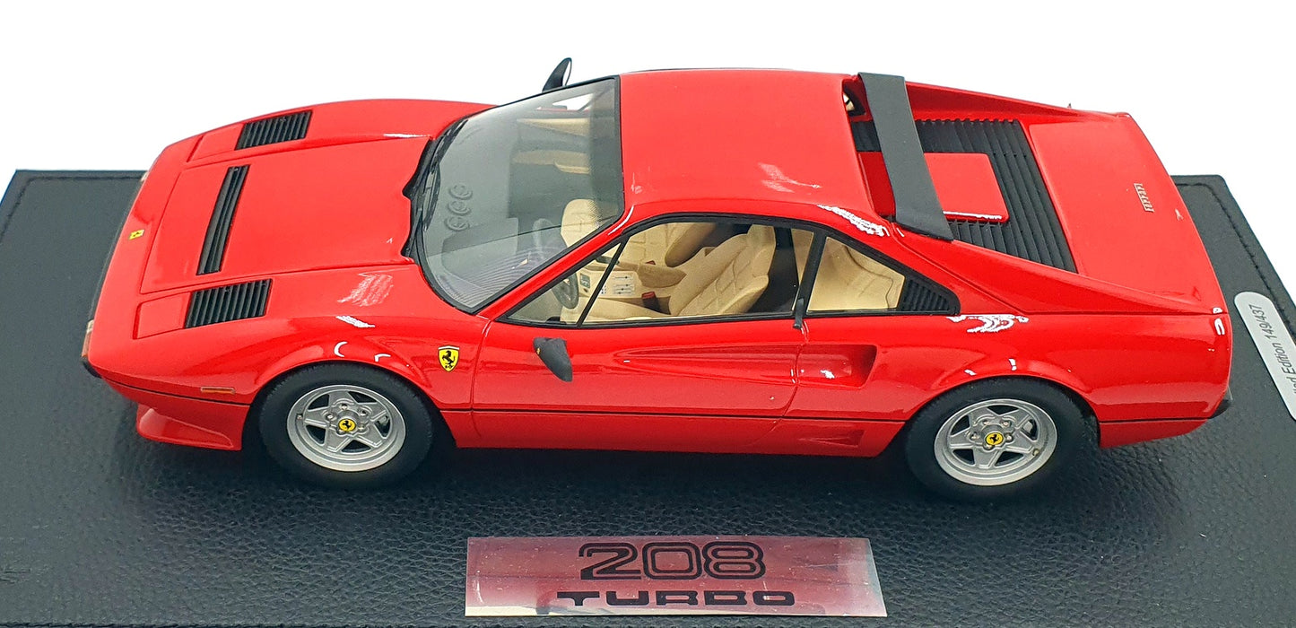 BBR 1/18 Scale Resin P18103 - Ferrari 208 GTB Turbo 1992 - Red