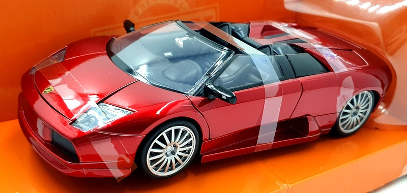 Lamborghini Murciélago Roadster, Candy Red - Jada Toys 34029 1 24 Scale Diecast Model Toy Car