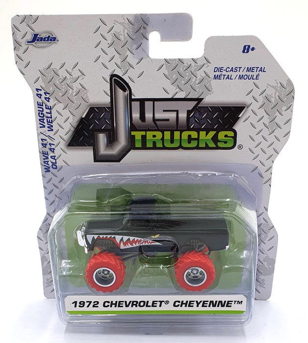 Jada Just Trucks 1/64 Scale 14020 - 1972 Chevrolet Cheyenne - Black/Red