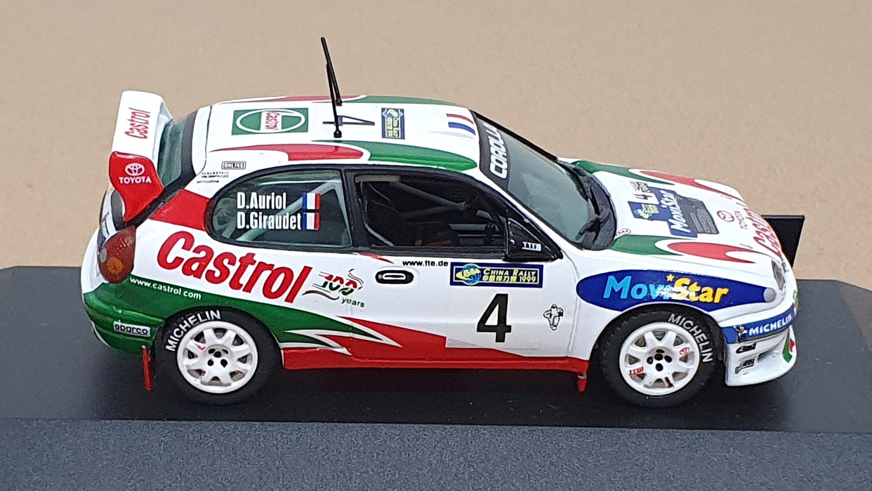 Skid 1/43 Scale SKW99011 - Toyota Corolla WRC #4 Winner China Rally 1999